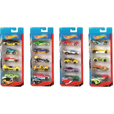 Mattel Hot Wheels 5ks dárkové balení