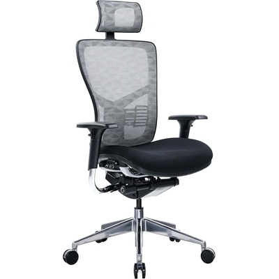 RFG Ергономичен стол tech@pro, черна седалка, бяло-черна облегалка (4010200371)