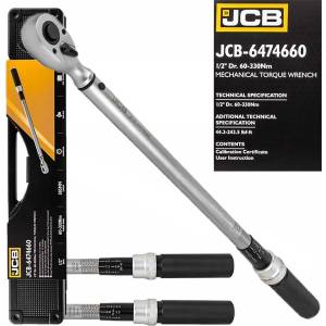 JCB Ключ динамометричен 1/2", 60-330Nm, JCB-6474660 (JCB-6474660)