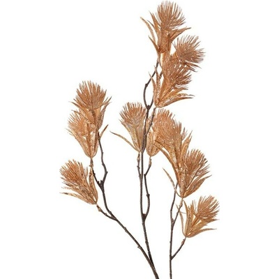 Umělá rostlina větvička s béžovými květy – 86 cm