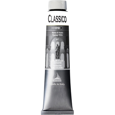 Maimeri Classico Маслена боя Titanium White 200 ml 1 бр (M0324018)