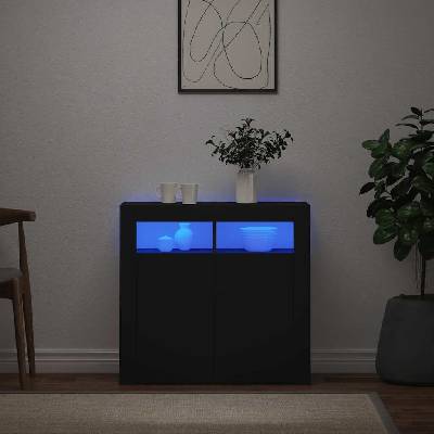 vidaXL 11461.804329 příborník s LED osvětlením 80 x 35 x 75 cm