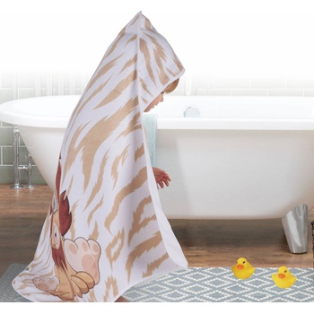 Image 1 of Png Панагюрище Бебешка хавлия с качулка Лъвче 75/75 см