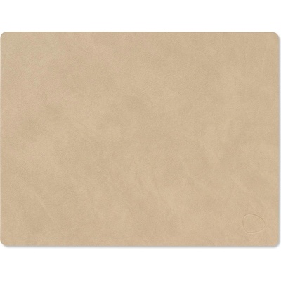 LIND Prostírání Square Nupo písková kůže 26x34cm