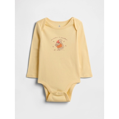 GAP Baby body Unisex Žlutá