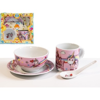 Детски сервиз за хранене 4 части Еднорог (001-070)