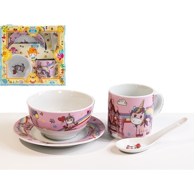 Детски сервиз за хранене 4 части Еднорог (001-070)