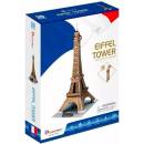 CubicFun 3D puzzle Eiffelova veža zlatá 35 ks