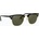 Ray-Ban Слънчеви очила Ray-Ban Clubmaster Classic black/gold/green g-15