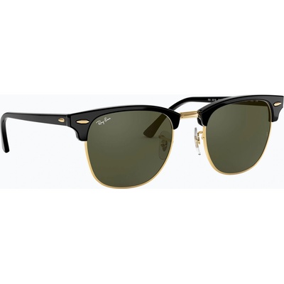 Ray-Ban Слънчеви очила Ray-Ban Clubmaster Classic black/gold/green g-15