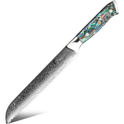 SaKuRo Nůž na pečivo z damaškové oceli Ocean Shell 20,3 cm