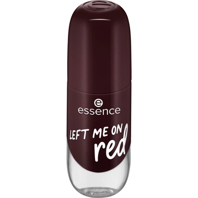 Essence Gel Nail Lak na nechty 72 Left Me On Red 8ml