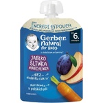 Gerber Пауч Ябълка, Слива и Морков 80г