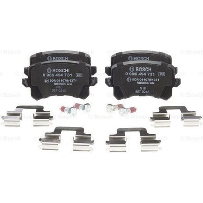 BOSCH Sada brzdových platničiek kotúčovej brzdy 0986494731