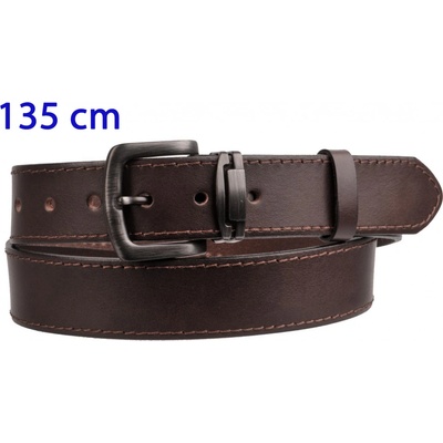 Penny Belts Dlouhý pánský kožený pásek 9-1-40 hnědý