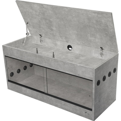 Diversa drevené terárium beton 100 x 40 x 52 cm