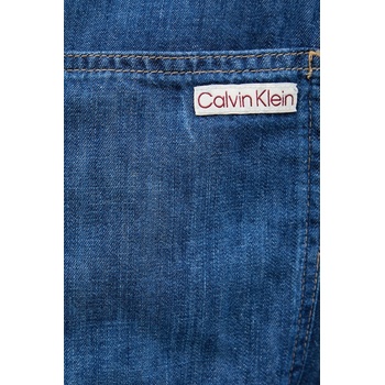 Calvin Klein Риза Calvin Klein Jeans в синьо със свободна кройка с класическа яка J30J327509 (J30J327509)