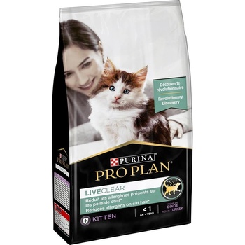Pro Plan LiveClear Kitten s morčacím 2 x 1,4 kg