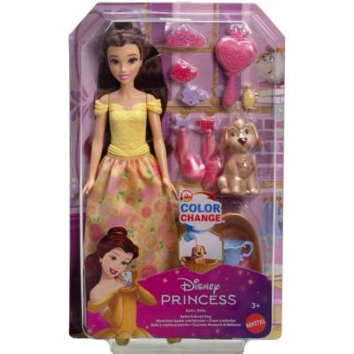Mattel Disney Princezna Kráska a zvíře Bella a pejsek ve vaně