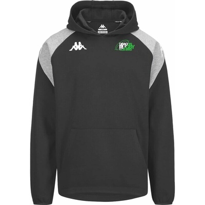 Kappa Lianto mikina Dragon Rugby Jr černá-šedá