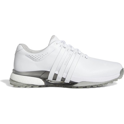 adidas Мъжки голф обувки Adidas Tour360 25 Wide Spikeless Golf Shoes Mens - White/Silver