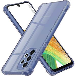 Techsuit Калъф за Samsung Galaxy A33 5G - Techsuit - Удароустойчив Clear Silicone - Опушено Черен