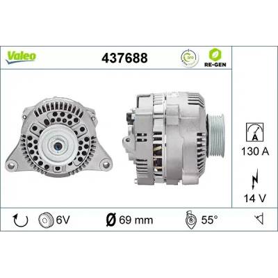 VALEO Alternátor VA 437688