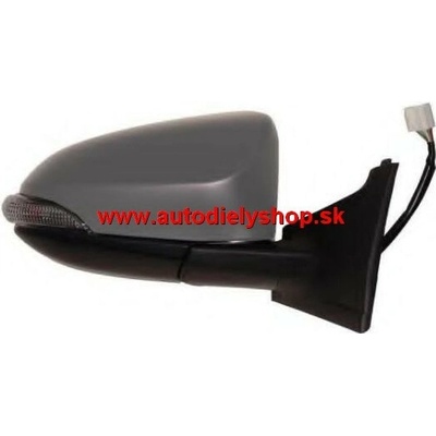 Toyota YARIS 8/2013- el. spätné zrkadlo ľavé, vyhrievané
