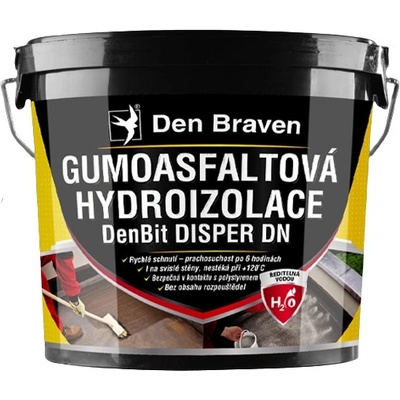 DENBIT DISPER DN - Gumoasfaltová hydroizolácia cierna 5 kg