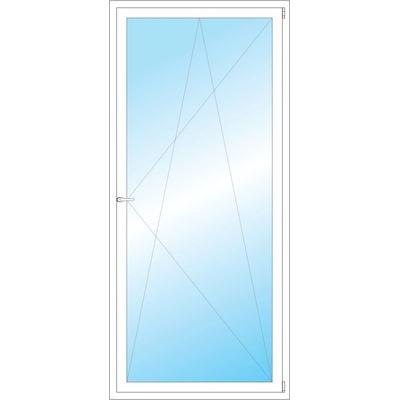 OKNA HNED Plastové okno 100x221 cm bílé otevíravé a sklopné pravé