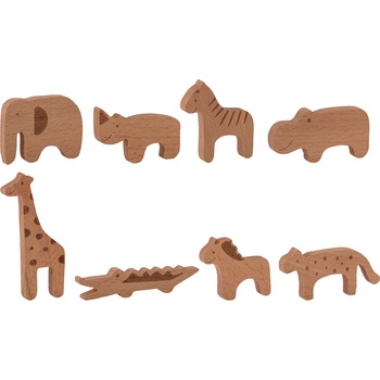 Bloomingville Играчка животни Bianca Animal от дърво 8 части (56209862)