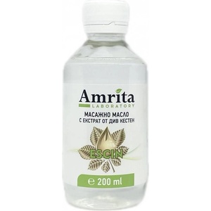 Amrita Масажно масло с екстракт от див кестен, 200 ml - baby
