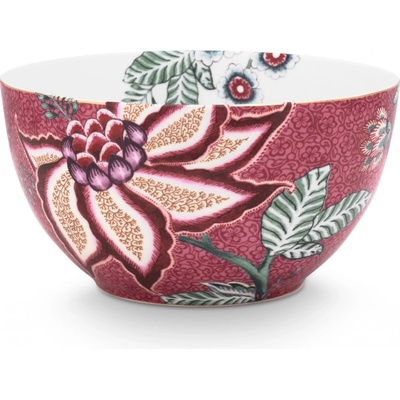 PIP Studio Miska Flower Festival tmavě růžová 15 cm 51.003.195