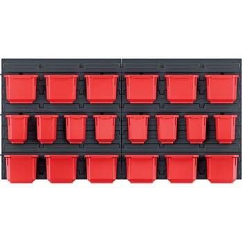 Kistenberg ORDERLINE Závěsný panel s 20 boxy na nářadí, 80x16,5x40cm KOR6