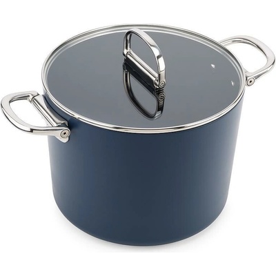 Joseph Joseph Space hrniec s nepriľnavým keramickým povrchom a pokrievkou 25 cm/8,1 l, modrý, 45045
