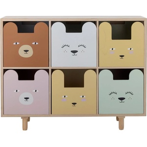 Bloomingville Mini Детски скрин от масивна Пауловния в естествен цвят 55x88, 5x25, 5 cm Calle - Bloomingville Mini (82062343)