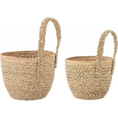 Bloomingville Nástěnný úložný košík AMIA SET/2ks přírodní