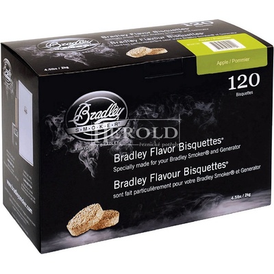 BRADLEY SMOKER Jabloň udící brikety 120 ks