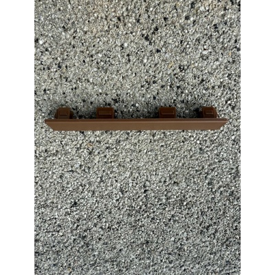 HEDVÁBNĚ ŠEDÁ Plotová krytka PVC 20 x 140 mm