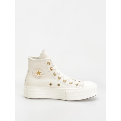 Converse členkové tenisky Chuck Taylor All Star Lift Platform Gold biela