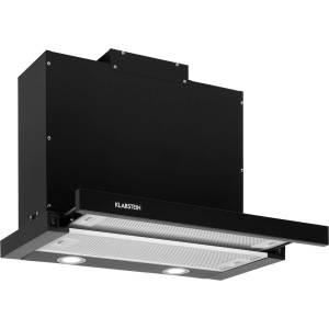 Klarstein Mariana 60, плосък абсорбатор, 500 м³/ч, отвеждане на въздуха, LED (CGCH3-Mariana-60BK) (CGCH3-Mariana-60BK)