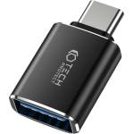 Tech-Protect Преходник Tech-Protect UltraBoost Adapter USB-C към USB OTG, черен (R65P6M6- P3A1E)