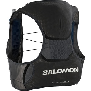 Salomon Раница за трейл бягане Salomon S/Lab Pulsar 3 Trail running backpack - Black / White - размер XXS (502-9543-0111)