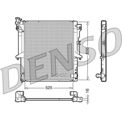 Chladič motora DENSO DRM45017