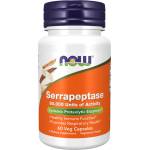 NOW NOW Serrapeptase, 60 Veg Capsules