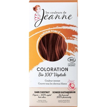 Les couleurs de Jeanne Barva na vlasy tmavě kaštanová 2 x 50 g