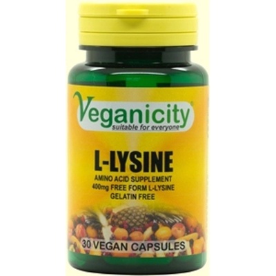 Veganicity L-Lysin 400 mg 30 kapslí