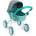 Milly Mally Doll trolley Dori Prestige mint green 3102 Milly Mally