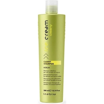 Inebrya Cleany šampon proti lupům pro citlivou pokožku hlavy AntiDandruff Shampoo for Delicate and Impure Scalps 300 ml