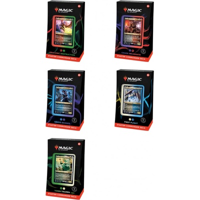 Wizards of the Coast Magic The Gathering: 2022 Starter Commander Deck Set